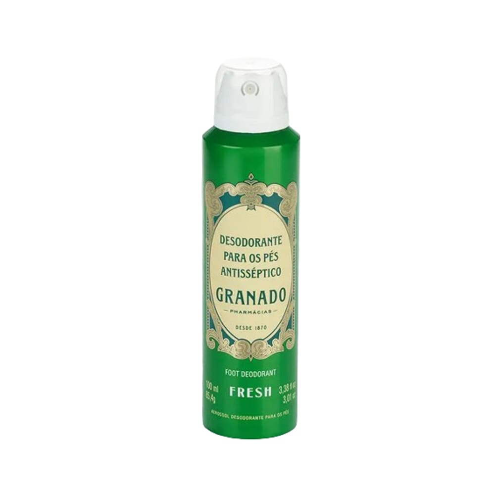 Desodorante Verde Spray Para Pés Antisséptico Granado 100ml