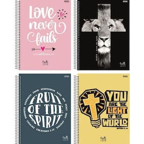 Caderno Universitario 10M Cd B/A 160F Cristo Sao Domingos