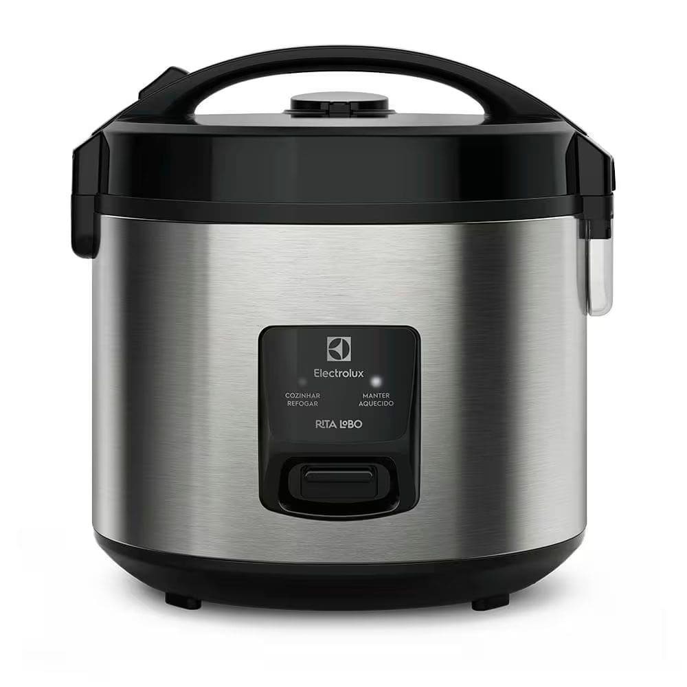 Panela de Arroz Elétrica Electrolux 3,5L Cor Inox Efficient 2 em 1 por Rita Lobo (ERC20) 110V