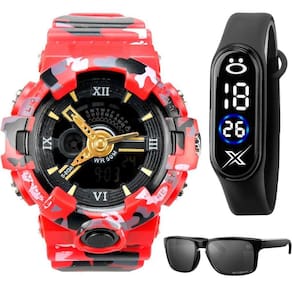 Relógio Digital Prova Dagua Masculino + Proteção Oculos Uv