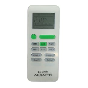 Controle Remoto Ar Condicionado Compativel Agratto Le-7289