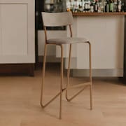 Banqueta Alta Cozinha Balcão 1747 Carraro Areia Rose