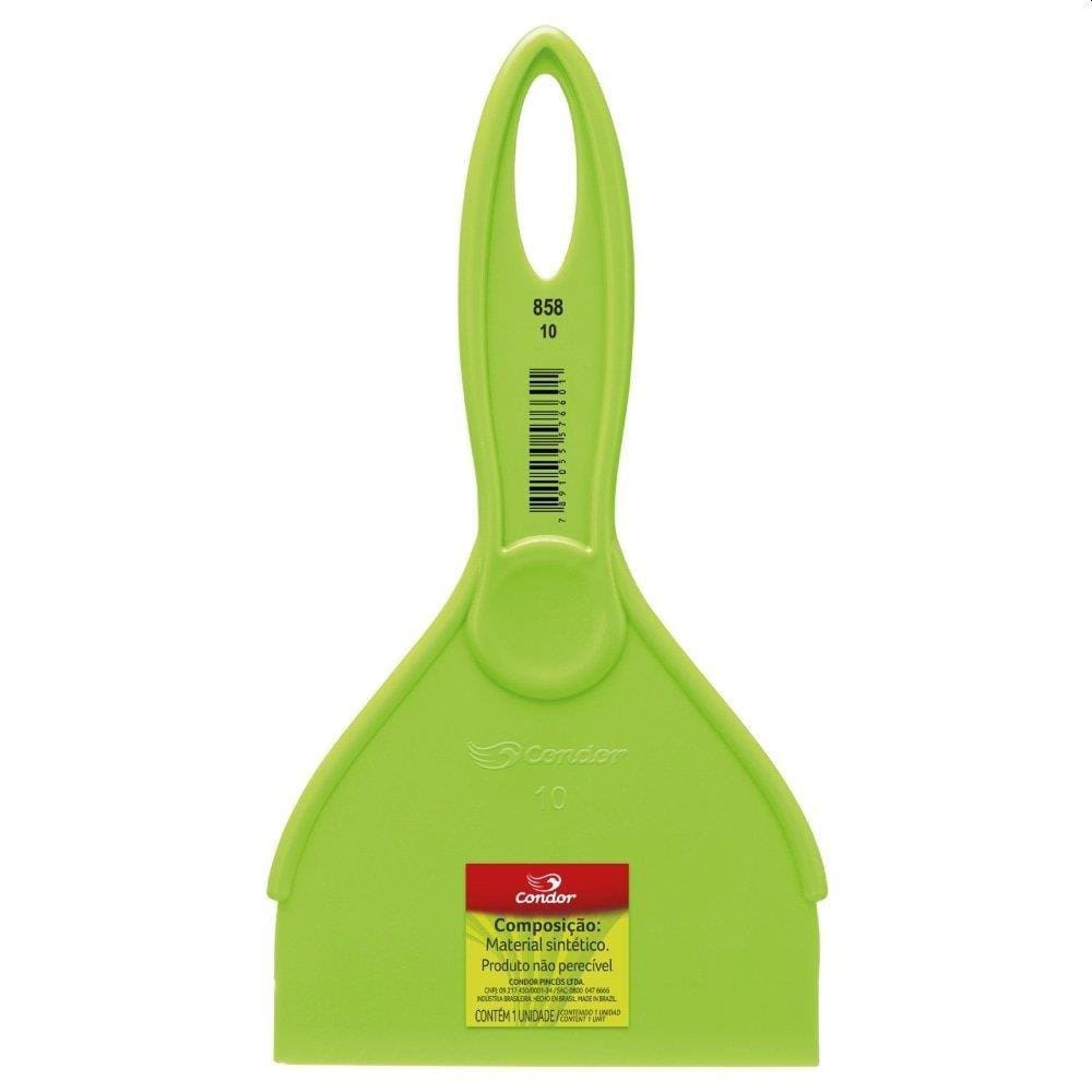 Espátula Plástica Condor Lisa 858 | 10cm Embalagem com 12 Unidades