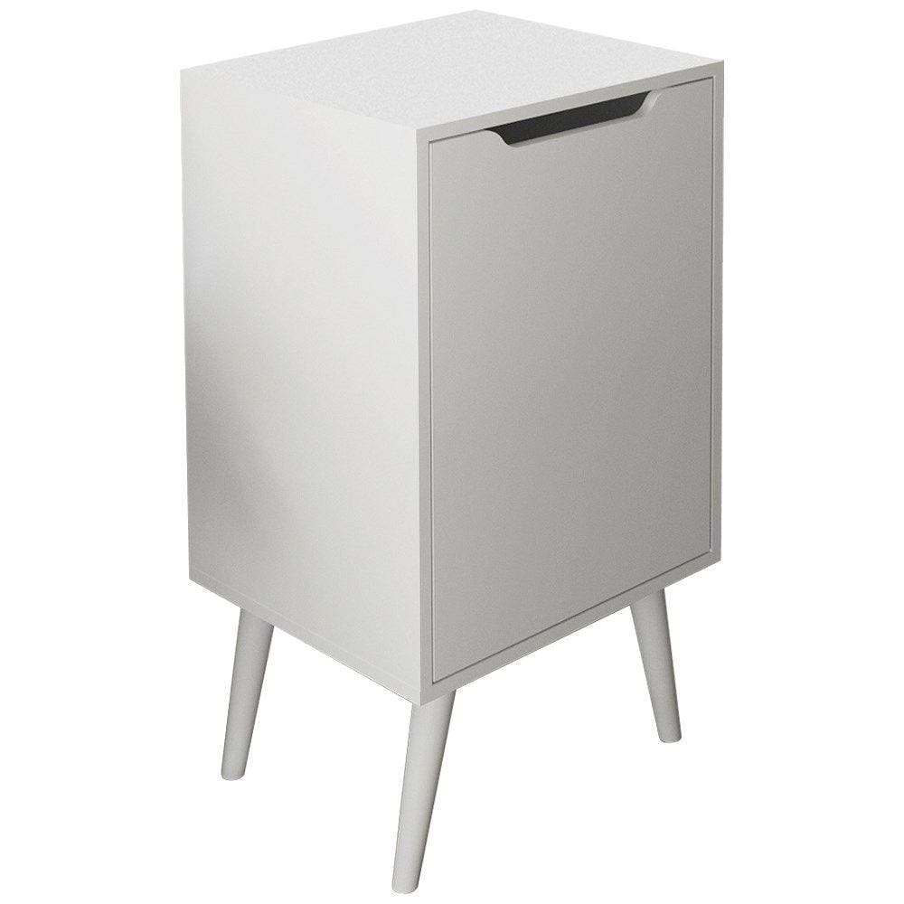 Gabinete Para Banheiro Pes Palito 1 Porta BN3641 Branco Tecno Mobili