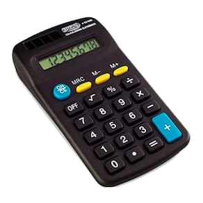 Calculadora Preta Pequena 8 dígitos  Relinx
