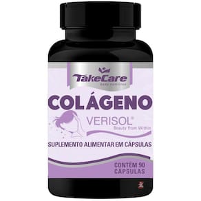 Colágeno Verisol Vitaminas E Minerais 90 Capsulas Take Care