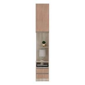 Mesa De Cabeceira Direito 2 Gavetas Prime Plus Cumaru