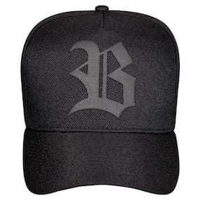 Boné BLCK Brasil Snapback Aba Curva Trucker Laser