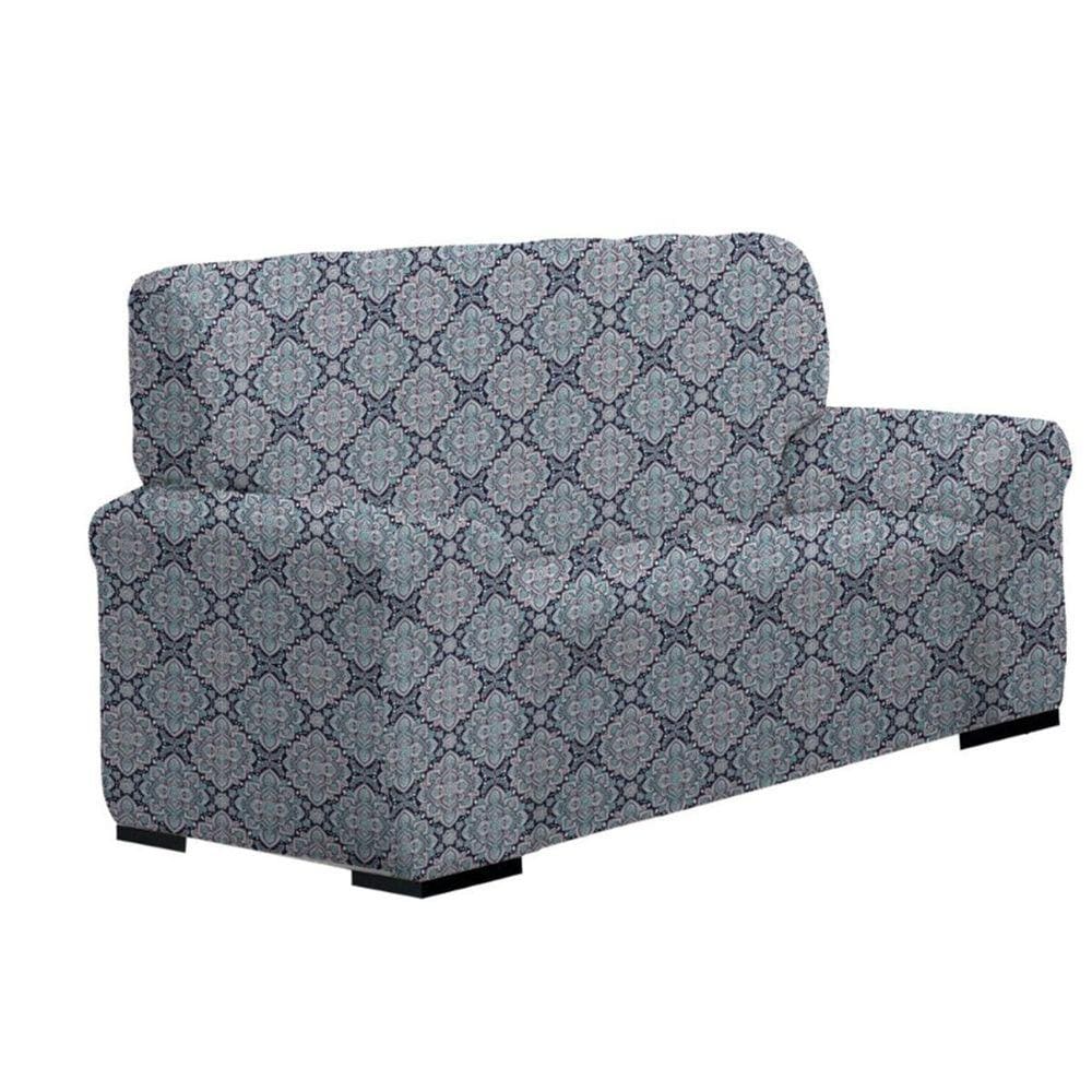 Capa De Sofá Coladinha 3 Lugar Estampada Coleção Jardins