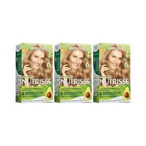 Coloraçao Nutrisse 80 Louro Claro-Kit C/3Un