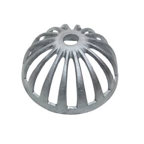 Ralo Abacaxi Alumínio Fundido para Tubo 75mm Anti Folhas