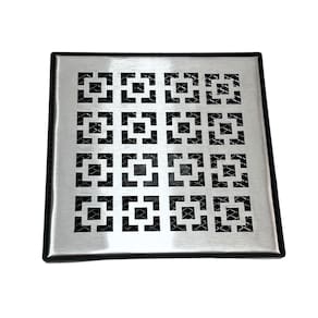 Ralo Quintal 20x20 Inox 304 Dubai Coletor Saída Fundo 100