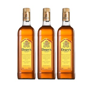 Kit Whisky Drury`s Blended Nacional 900ml 3 unidades