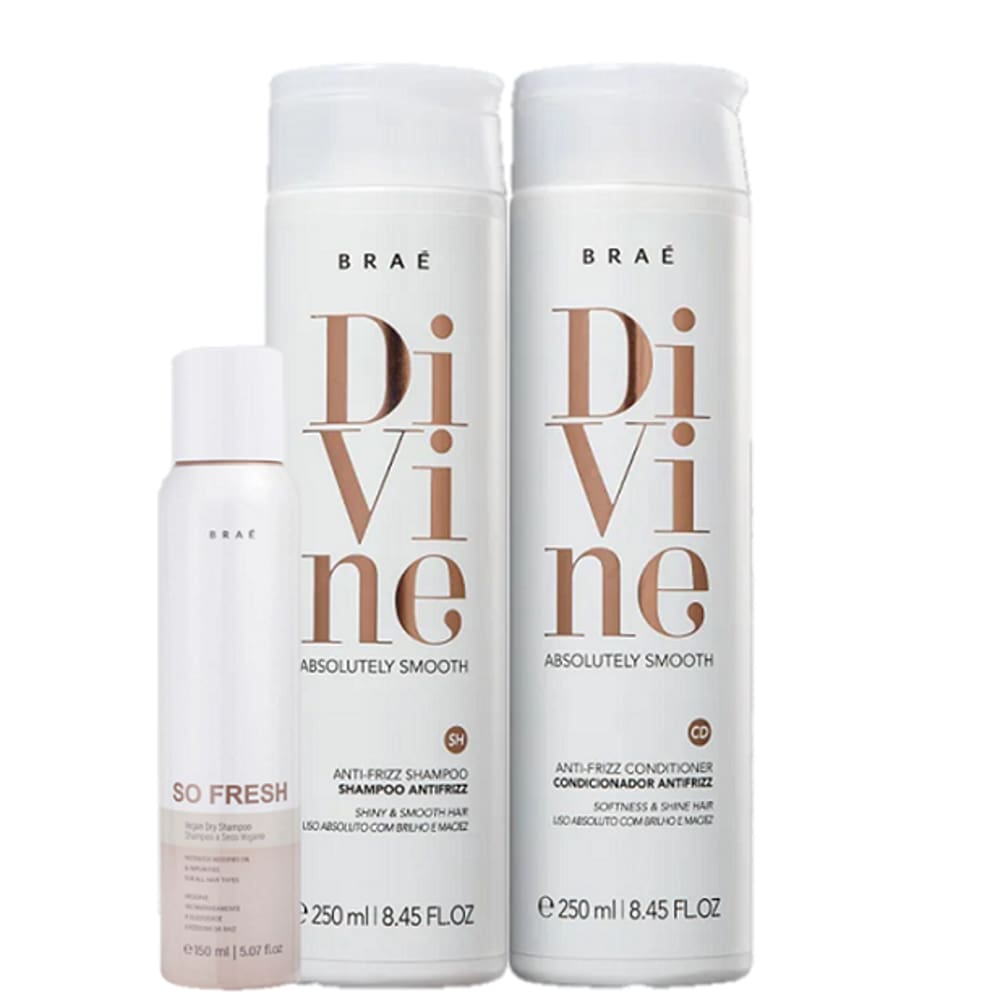 Brae Divine Anti Frizz Duo 250ml e So Fresh 150ml