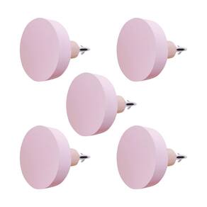 5 Ganchos bola pendurador cabide rosa bebê boho rosê nude