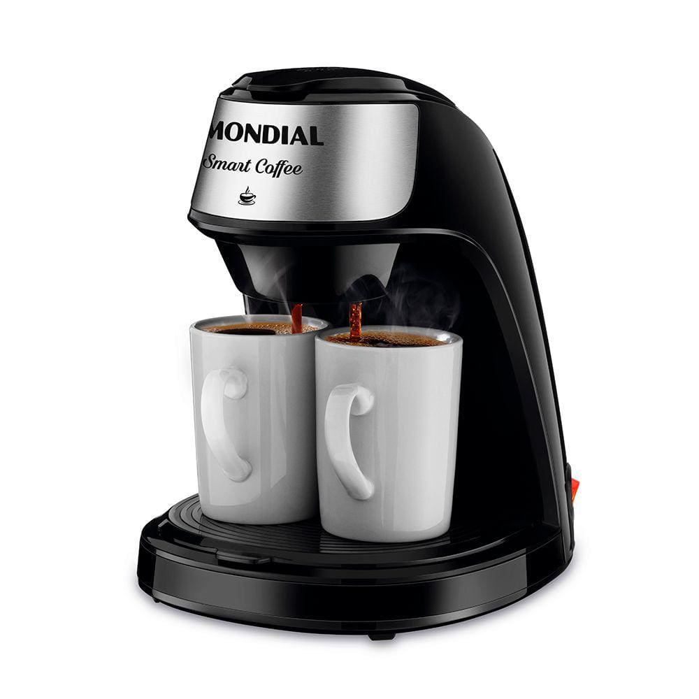 Cafeteira Elétrica Mondial 2 Xícaras Smart Coffee C-42-2X-BI 127V