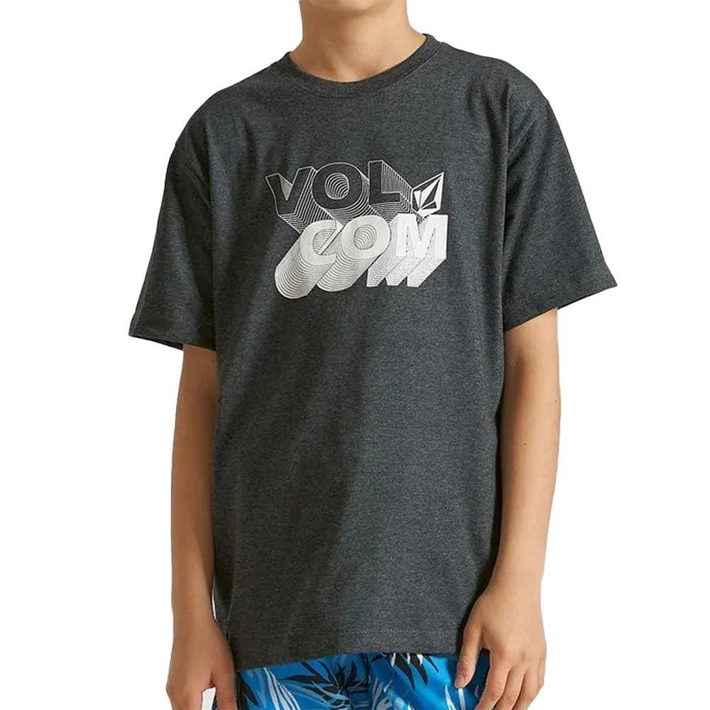 Camiseta Volcom Shifty SM24 Masculina Mescla Preto