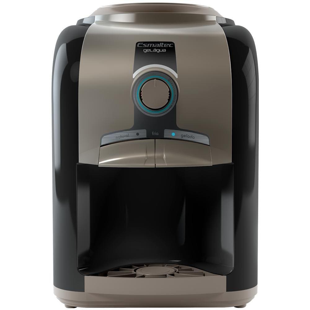 Gelágua De Mesa Esmaltec Egm30 Linha Estilo Preto 220v