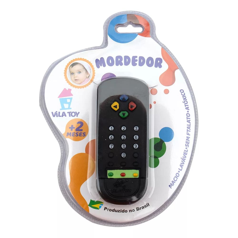 Mordedor Macio Controle Remoto Vila Toy Bebê