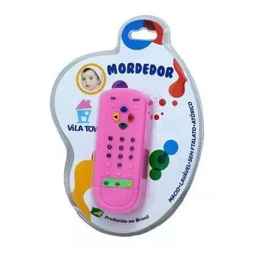 Mordedor Macio Controle Remoto Vila Toy Bebê