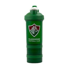 Garrafa Shakeira Mola E 2 Compartimentos Fluminense 500 Ml