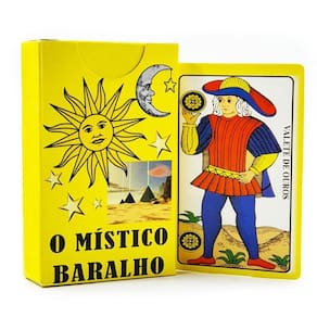 O Poderoso Baralho Tarô Místico com 40 Cartas e Livreto