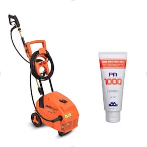 Kit Lavadora de Alta Pressão J 7000 Plus 1,6CV 1300 lbf/pol Stop Total + Creme Protetor Jacto