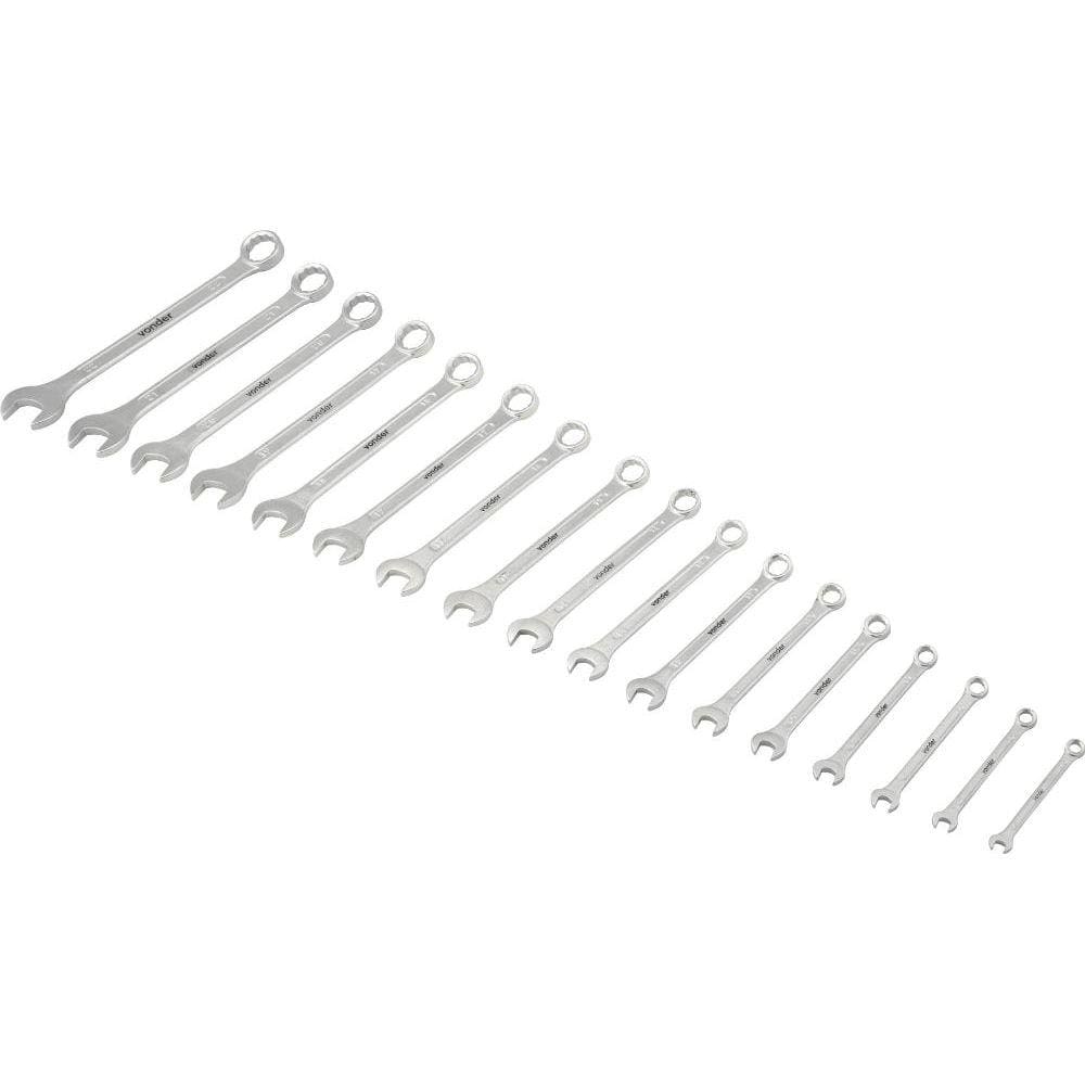 Ch Combinada Jg 6A22mm Combinada 17Pcs Crv Vonder