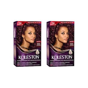 Coloraçao Koleston 366 Acaju Purpura-Kit C/2Un