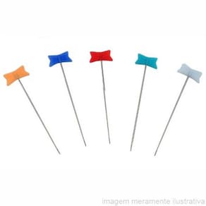 Estojo De Alfinetes Cabeça Colorida De Gravata Para Patchwork Com 60 Unidades