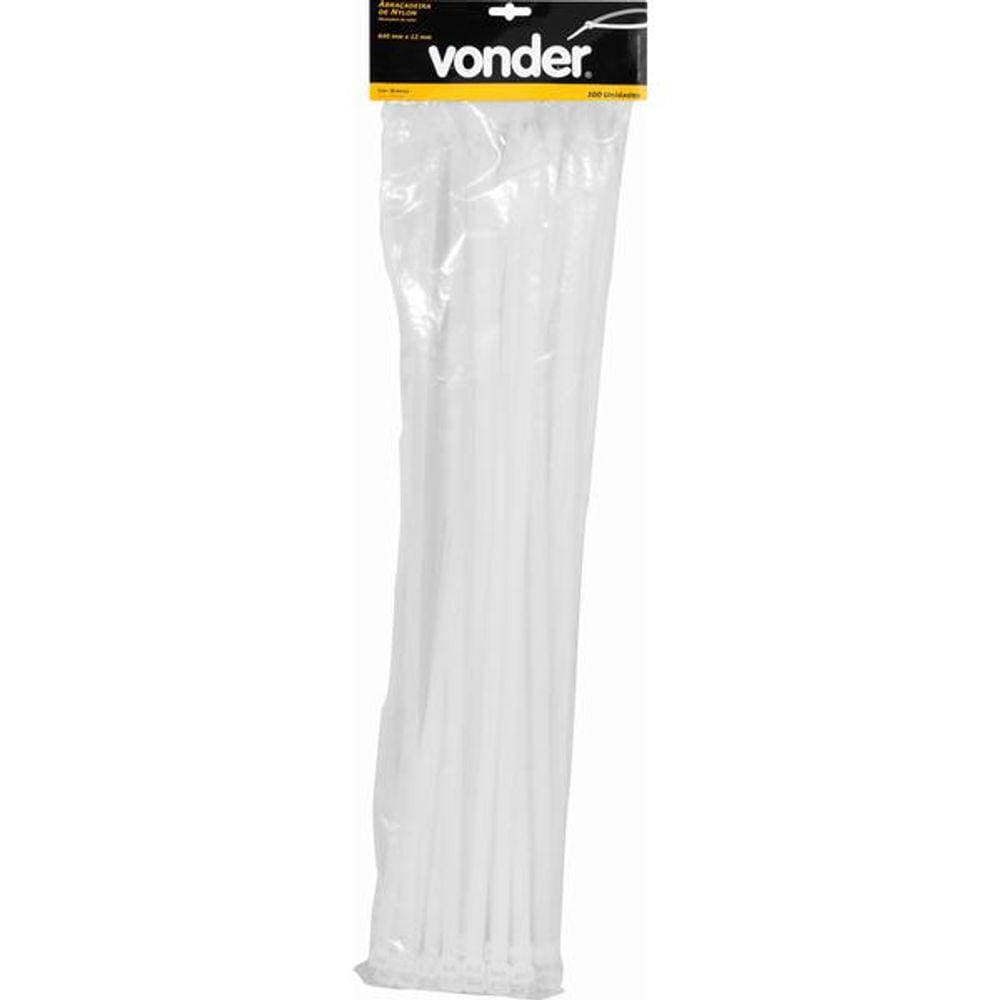 Abrac de Nylon 640X12 Branca Conjunto c/ 100 peças Vonder