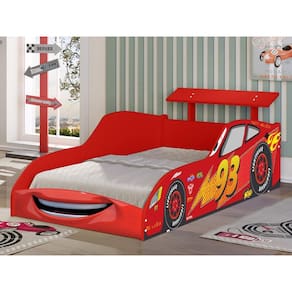 Cama Carro Infantil Mcveloz Vermelho New