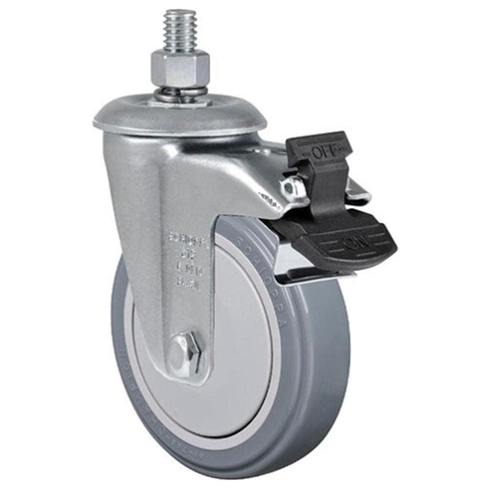 Rodizio Giratório 4POL Com Espiga e Freio até 65kg GLE 412 BP-SM G SCHIOPPA