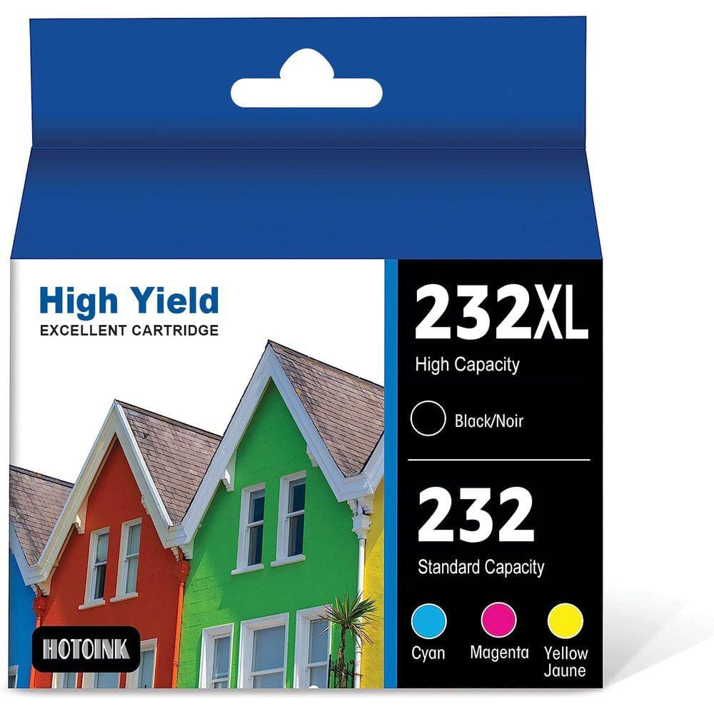 Cartuchos de tinta HOTOINK 232XL s de alta capacidade