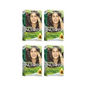 Coloraçao Nutrisse 40 Castanho-Kit C/4Un