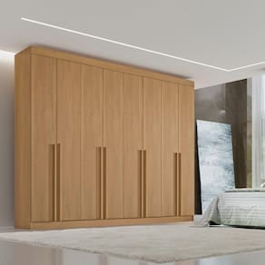 Guarda-Roupa Casal 08 Portas Império Cinamomo
