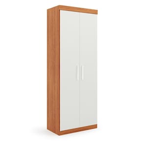 Guarda-Roupa Casal 2 Portas 2 Gavetas Gênova Plus Freijó Wood/Off-White