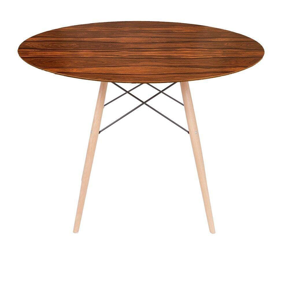 Mesa Eames Eiffel Redonda 120cm - Pau Ferro