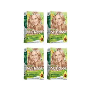 Coloraçao Nutrisse 81 Louro Claro Acinzentado-Kit C/4Un