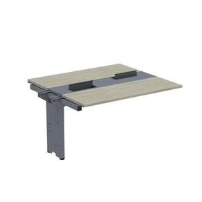 Complemento de Mesa Plataforma para Coworking para 2 Pessoas 130X120 Nogueira Casablanca/Grafito