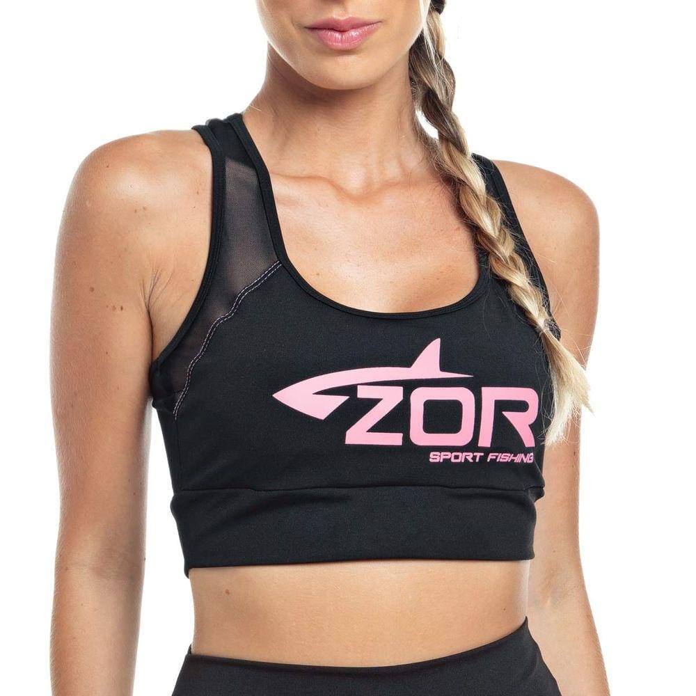 Top Zor Sport Fishing TZ-017 Poliéster e Elastano Posh Pink