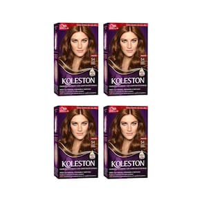 Coloraçao Koleston 54 Castanho Dourado Acobreado-Kit C/4Un
