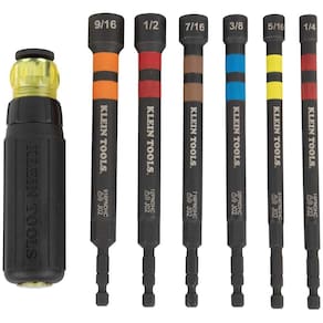 Nut Driver Set Klein Tools 32950 Ratcheting Impact Rated