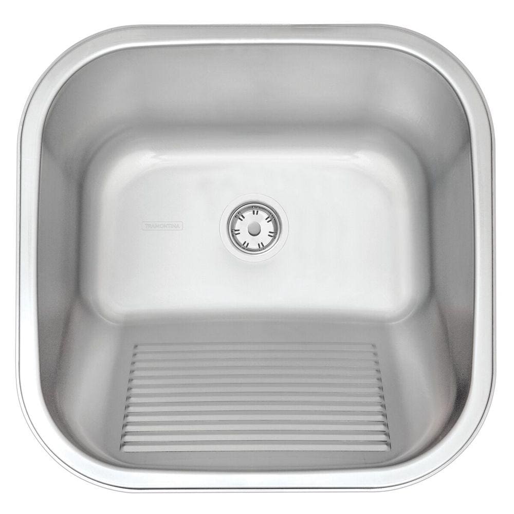 Tanque De Encaixe Tramontina Hera 25L Em Aço Inox 40X40cm Acetinado 94403107