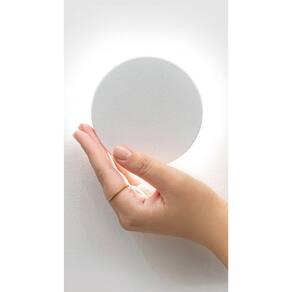 Arandela Eclissi D10Cm A2,6Cm 1Xled Integrado 3W 3000K 230Lm Ip65 Branco