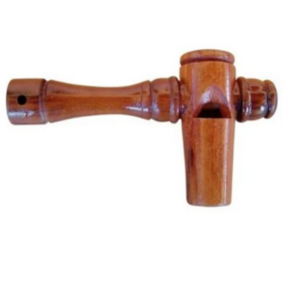 Apito Inhambu Pio De Madeira Modelo 01 Pio Ave Passarinho