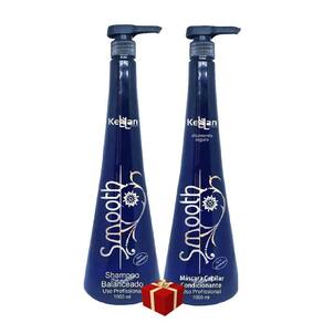Kit Kellan Smooth Shampoo E Ativo Matizador Kellan
