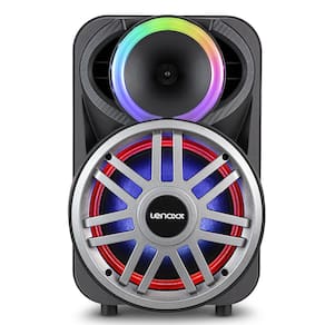 Caixa de Som Portátil Lenoxx LCA8 300W Bluetooth Com Led