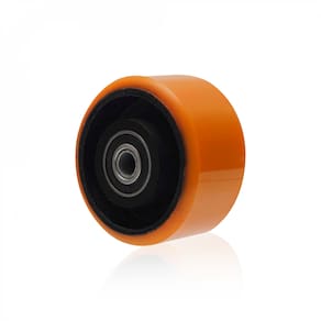 Roda 62 Pu 150 Mm Até 400 Kg Com 2 Rolamentos