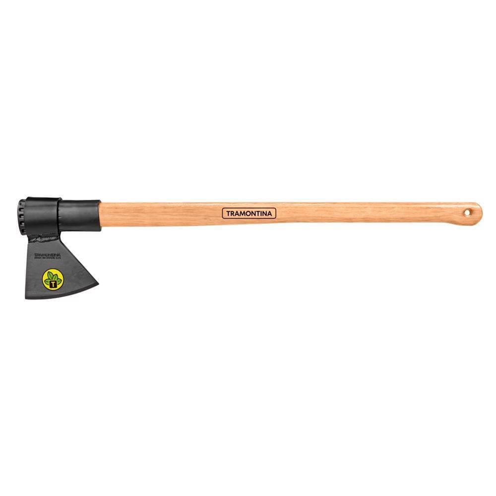 Machado Soldado Cabeça Redonda 3.5 em Aço com Cabo de Madeira 90 CM - Tramontina 77322534